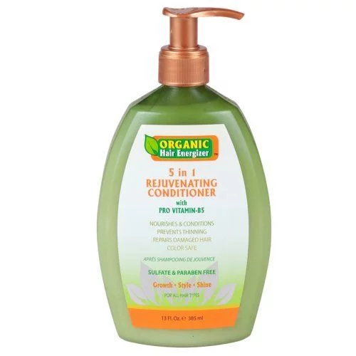 Organic Hair Energizer 5 in 1 Rejuvenating Shampoo 13oz.